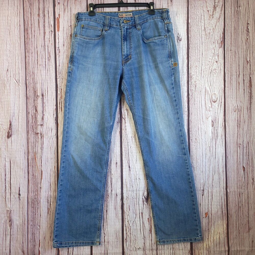 5.11 Tactical Men's Jeans 33x32 Blue Utility Police Law